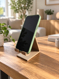 Phone Stand, Phone Holder, Desk Phone Stand, Minimalist Cell Phone Stand, Smartphone Stand, Tablet Stand, Home Office Decor